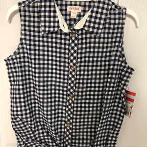 NWT Cat & Jack A Plaid Top